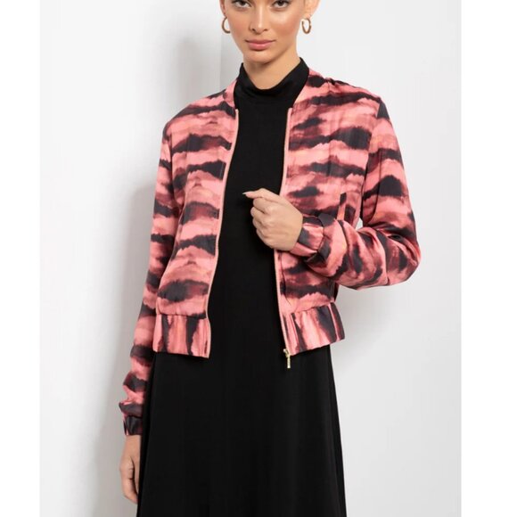 Tart Women's Watercolor Sky Bomber Style Mindi Jacket - Picture 1 of 5